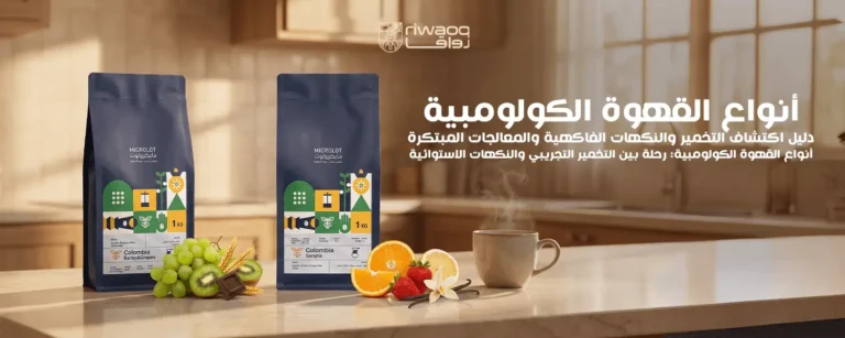 انواع القهوة الكولومبية: التخمير والفواكه ونزع الكافيين